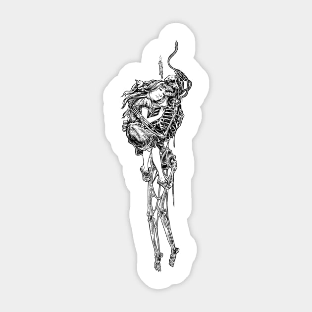 Death hug Sticker by DiegoSpezzoni